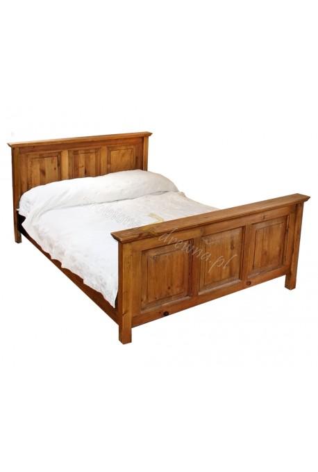 Woskowane łóżko sosnowe Hacienda 03 do sypialni