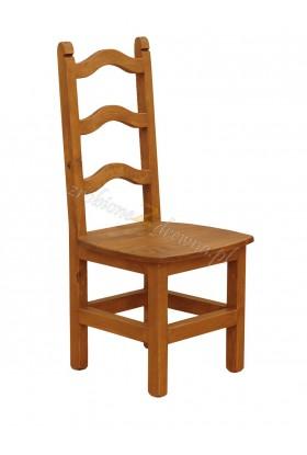 Rustykalne krzesło drewniane Hacienda 01 do salonu lub kuchni