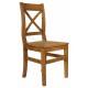 Krzesło z litego drewna Hacienda 02 w stylu retro