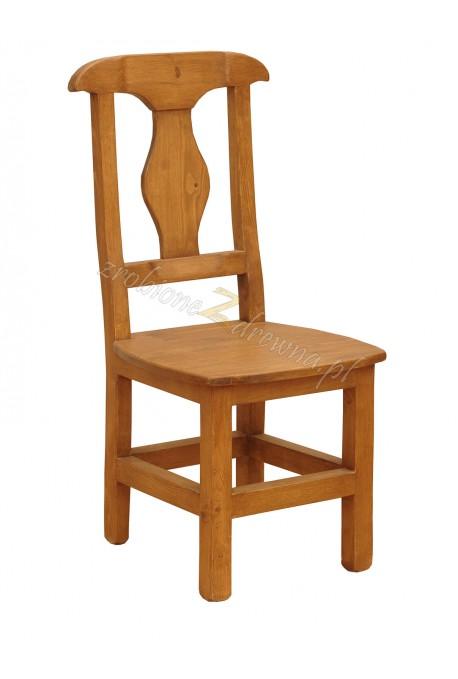 Krzesło z litego drewna Hacienda 05 w stylu retro