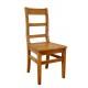 Rustykalne krzesło drewniane Hacienda 04 do salonu lub kuchni