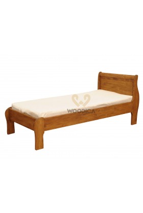 Rustykalne łóżko drewniane Hacienda 01 do sypialni