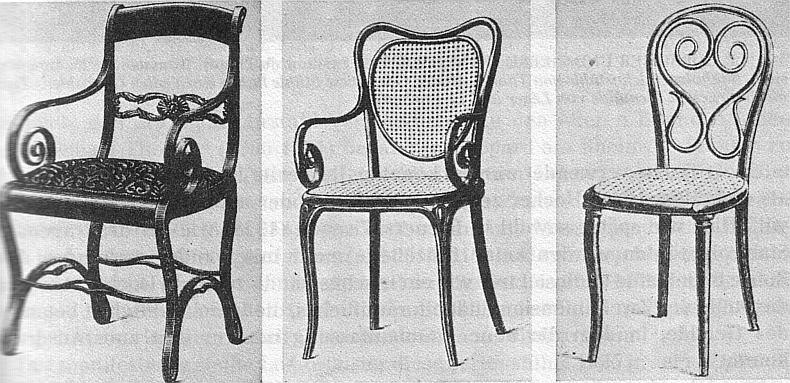 Krzesła Thoneta - fot. wikipedia