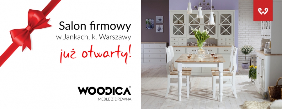 Otwarto pierwszy salon firmowy mebli drewnianych Woodica w Jankach, k. Warszawy.